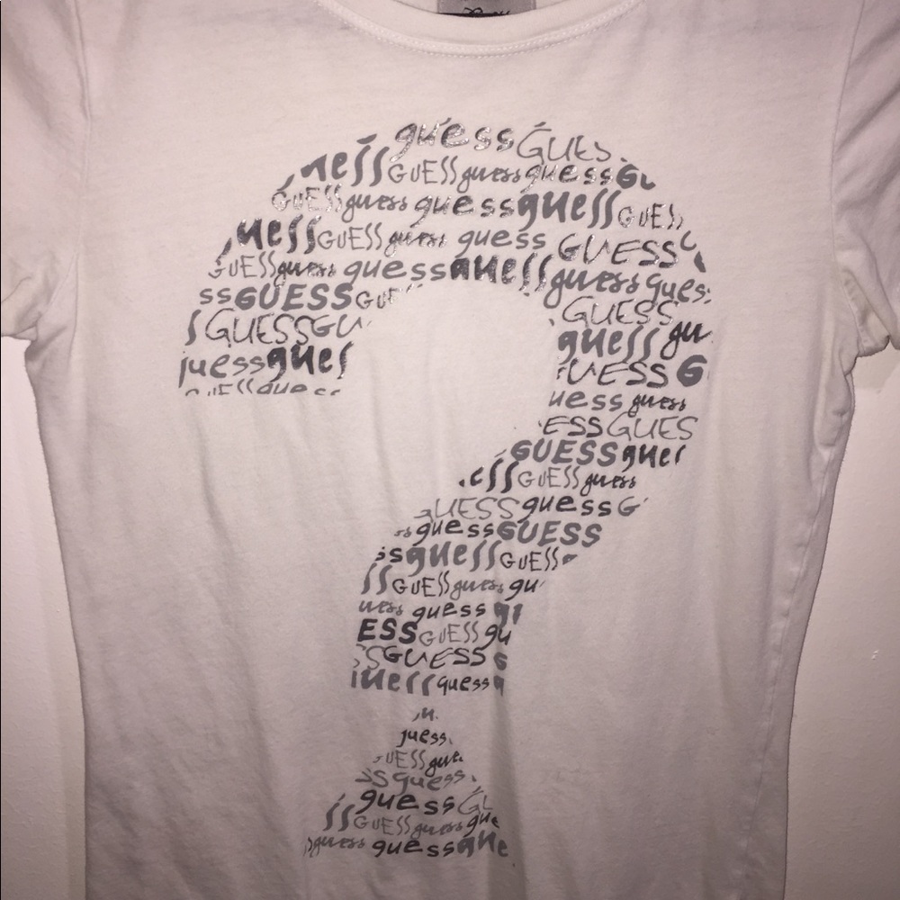 White Guess T-Shirt